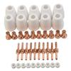 40pcs Air Plasma Cutter Consumables Extend Tips For PT-31 -40 Torch CUT-40 50