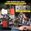 Magnetic Drill, 1200W 1.57" Boring Diameter, 2922lbf/13000N Portable Electric Mag Drill Press with Variable Speed, 580 RPM Drilling Machine for Any
