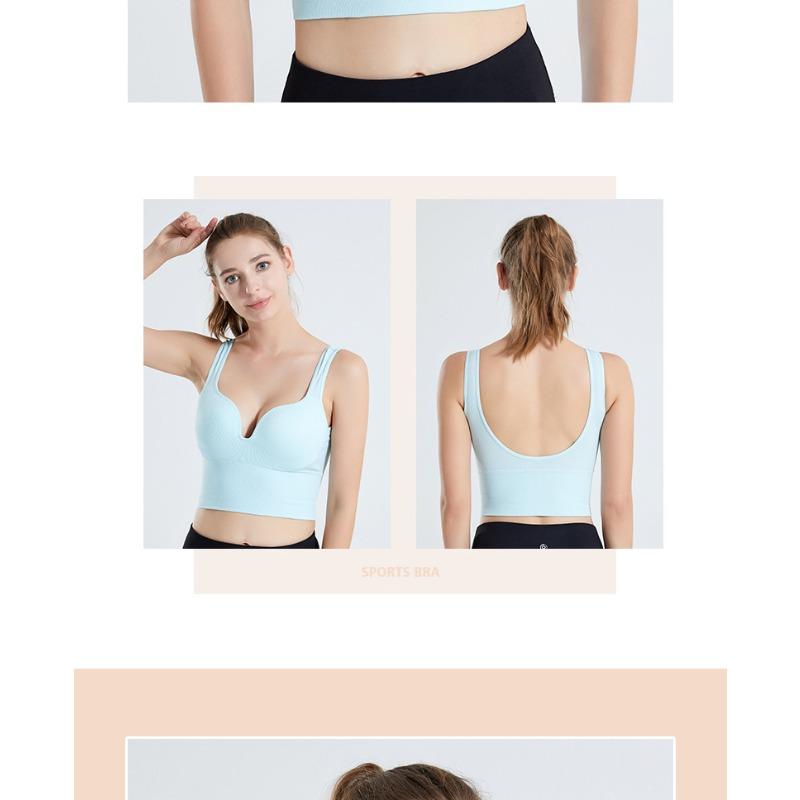 3D Seamless Sports Bra, Lingerie, Women's Summer High-strength Shock-absorbing, Beautiful Back, Fixed Chest Pad, Vest, Integrated Fitness