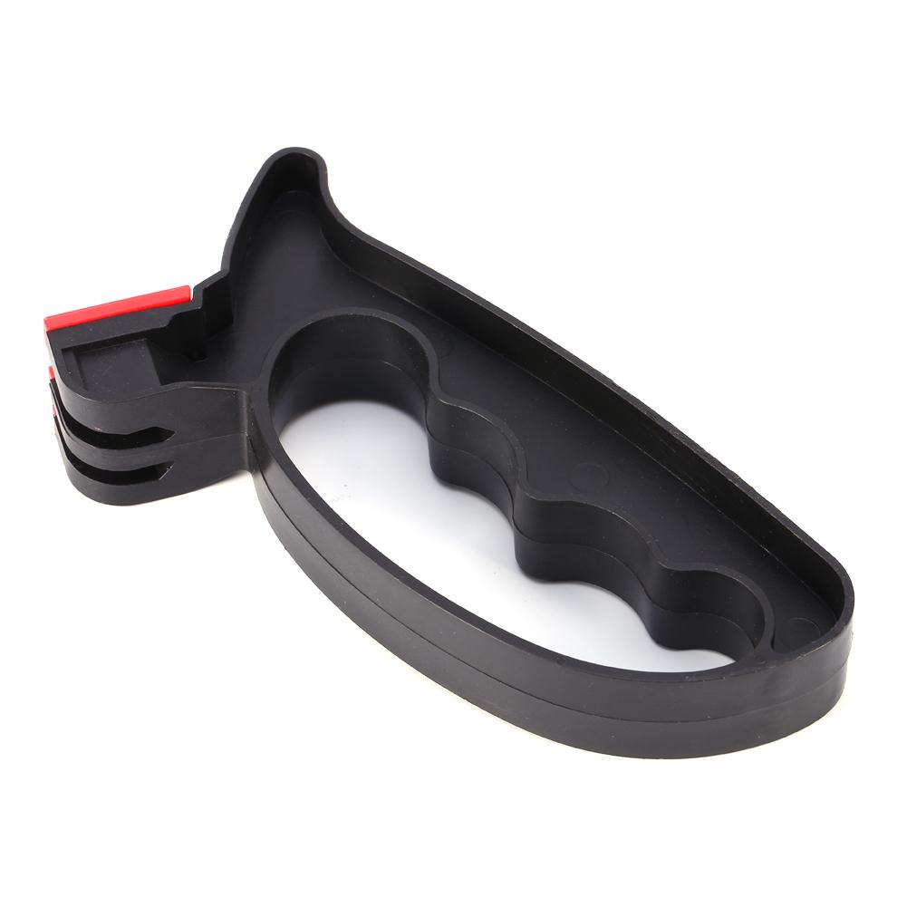 Professional 2 In 1 Handheld Scissors Knife Blade Cutter Sharpener Tools New