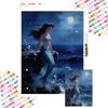 Little Mermaid Ariel Moonlight Ocean Diamond Painting Art Mosaic Kit Handmade diy5D Home Decor Gift