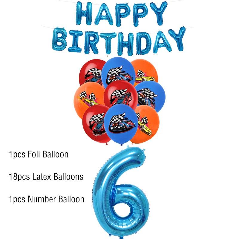 Boy Car Birthday Decoration Set Party Supplies Wheels Birthday Party Theme Cup Plate Napkin Tableware Banner Ballon Deco For Kid