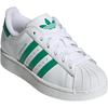 adidas Superstar 2 J White Court Green Kids Sneakers Cloud-White JH7897