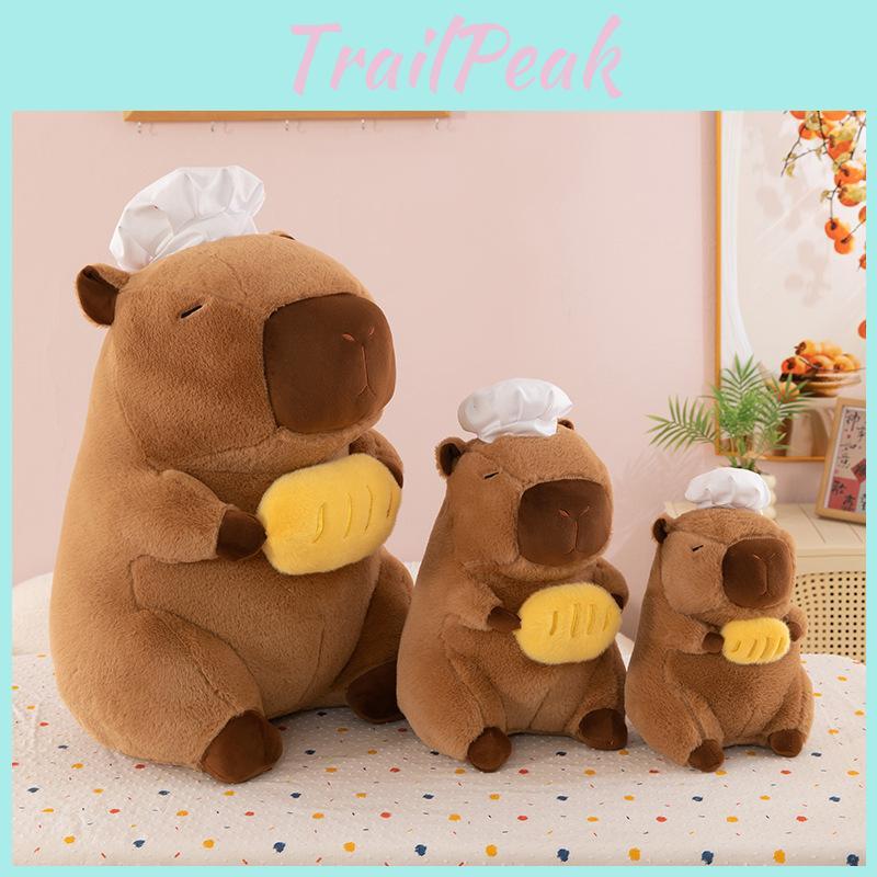 Toy Capybara Plush Chef Design Doll Birthday Gift Party Decoration Accessory