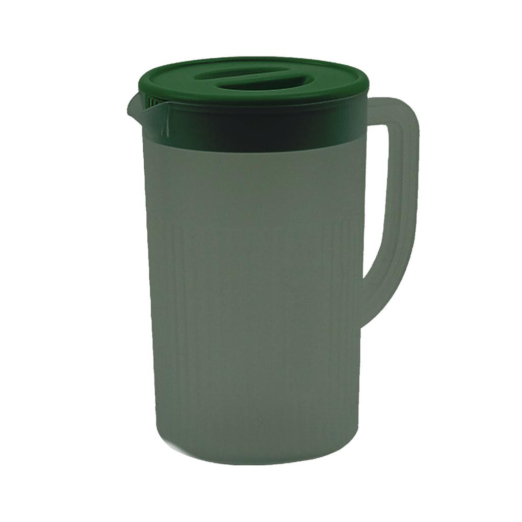 Plastic Pitcher with Lid Large Capacity High Temperature Resistant Cold Water Jug for Juice Tea