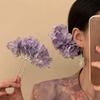 Hair Stick Artificial Flower Decor Easy to Wear Bun Hair Organizer