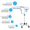 Professional Facial Steamer 3X Magnifying Lamp Machine Spa Salon Beauty Skin Care Equipment