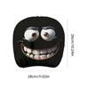 Cheerful Cartoon Car Headrest Covers Abrasion Resistant Polyester Automotive Pillow Covers for Front Seat & Vehicles