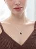 Lucore Silver 925 Heritage Green Gemstone Necklace
