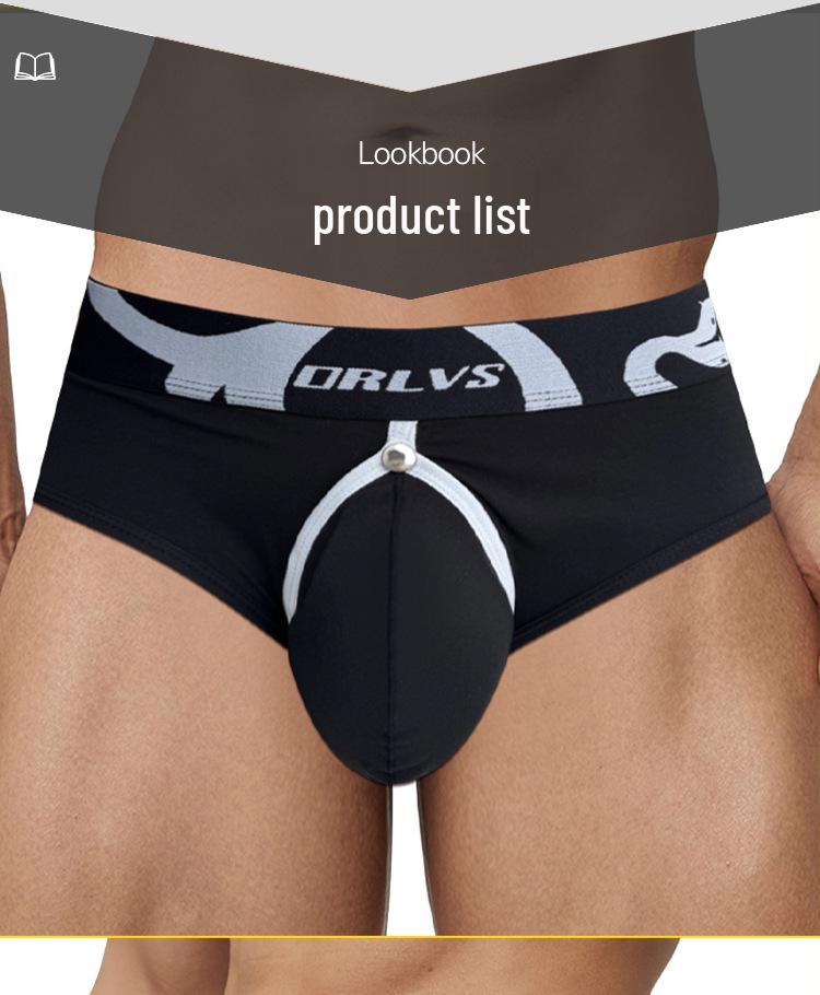 Seksowne męskie bezszwowe oddychające bokserki fitness z elastycznym wytłaczanym pasem