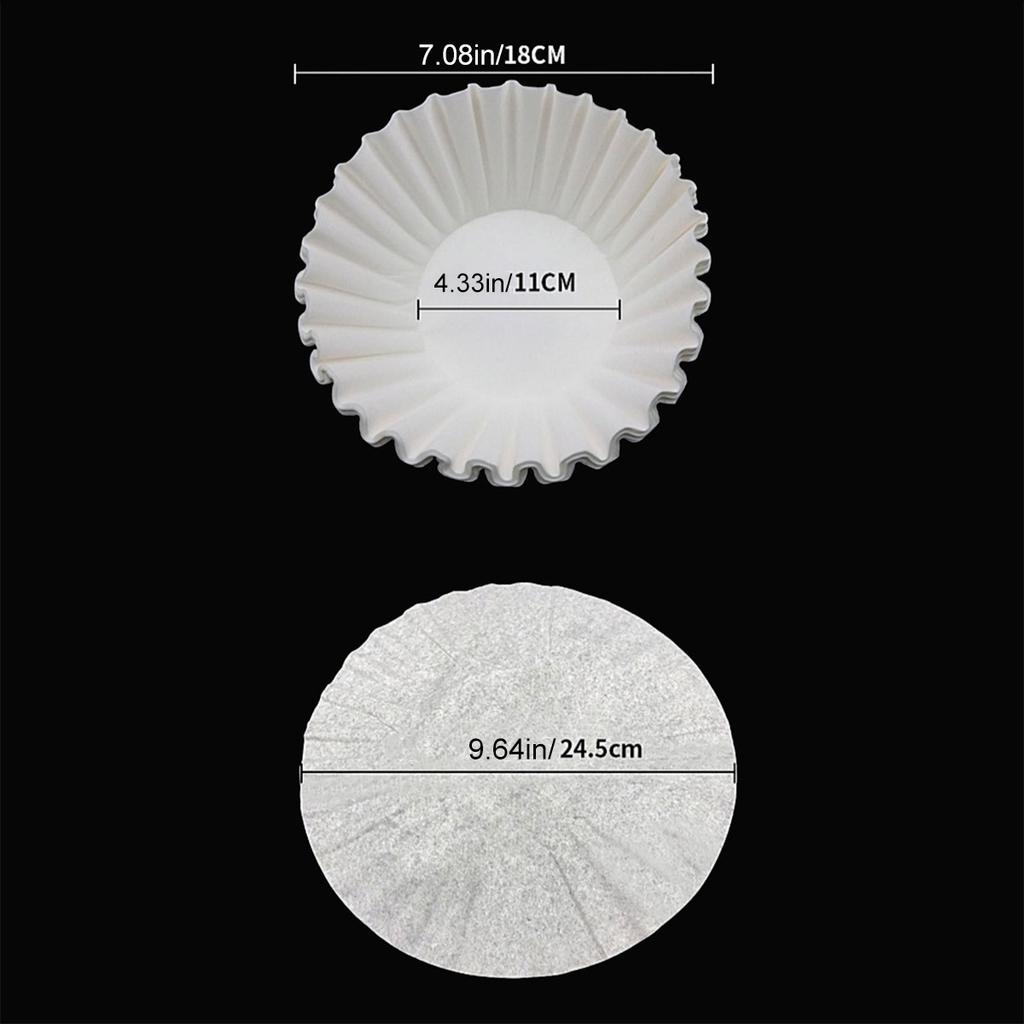 100pcs Commercial Coffee Filters Large Coffee Filters Large And Tall Filter Paper For Coffee Machines