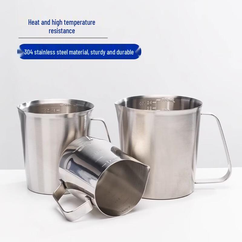 Xíhé Stainless Steel Graduated Measuring Cup with Lid