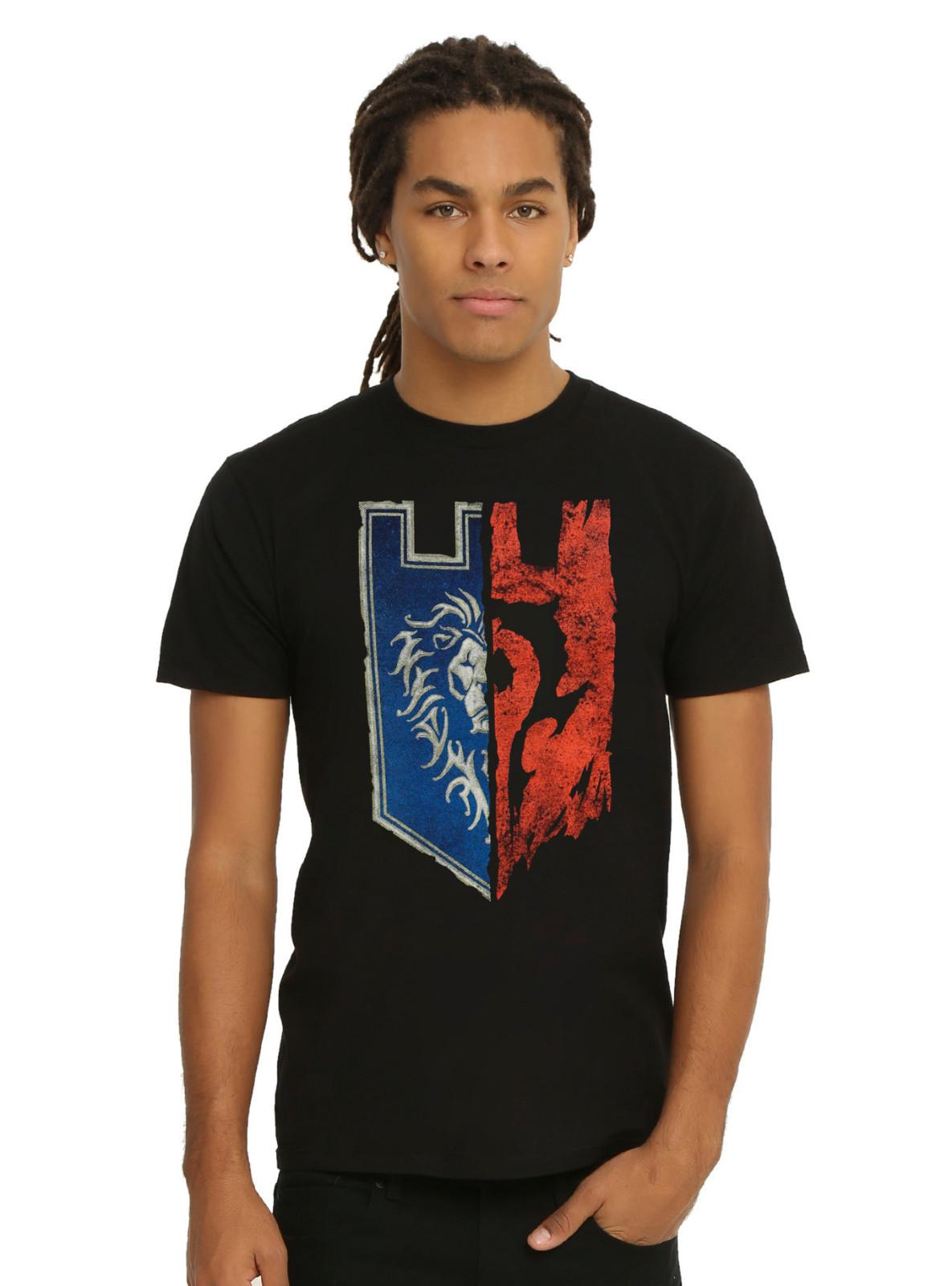 Warcraft Half Logos Teaser T-Shirt S разноцветный