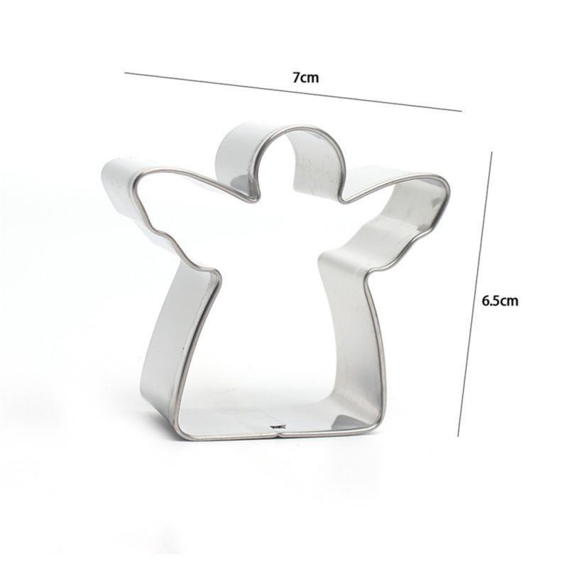 6Pcs/Set Christmas Cookie Cutter Gingerbread Xmas Tree Mold Christmas Cake Decoration Tool Navidad Gift DIY Baking Biscuit Mould