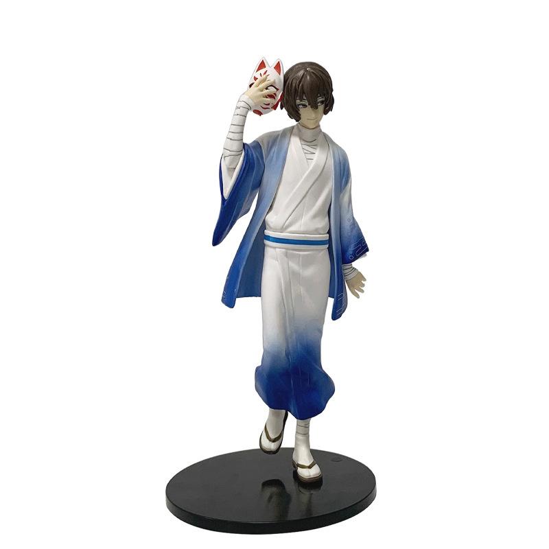 20cm Dazai Osamu Figure Bungo Stray Dogs Anime PVC Model Toy Gift Collection Action Figure Birthday Gift
