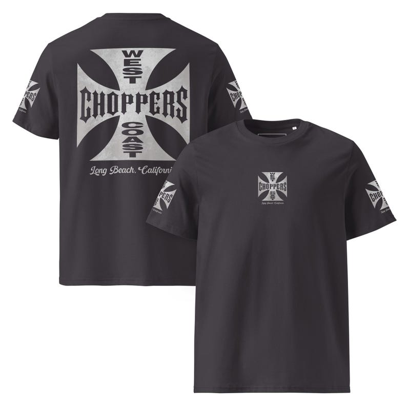 West Coast Choppers לובשים את ההיסטוריה חולצת טי גרפית וינטג' לרוכבי אופנועים כותנה שרוול קצר Street Motorcycle מתנת חג חולצות