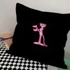 1Pc Pink Panther Pillow Case Square Pillow Bedroom Sofa Leisure Comfort Cushion Car Living Room Home Decoration