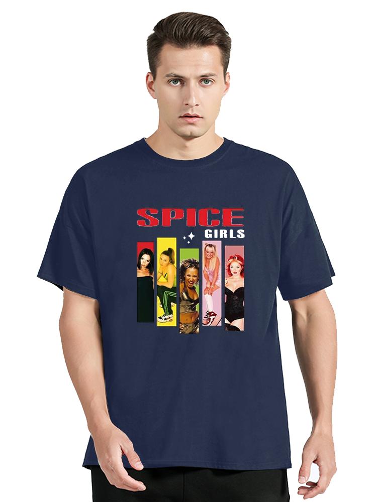 New Spice Girls Women's Unisex T-shirt Fashion Movie Art Cartoon Character Graphic T Shirt Clothing Oversized Tops Tees