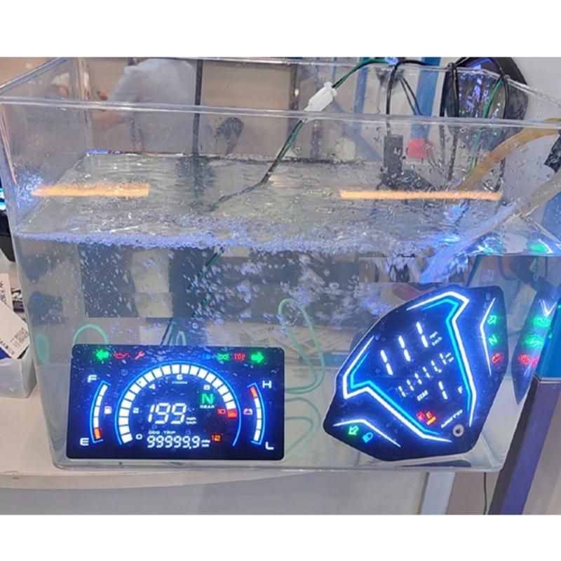 12V Waterproof Motorcycle Dashboard Odometer Measurement Instrument Cluster Tachometer for SRL115 FI/LAGENDA 115Z Riders