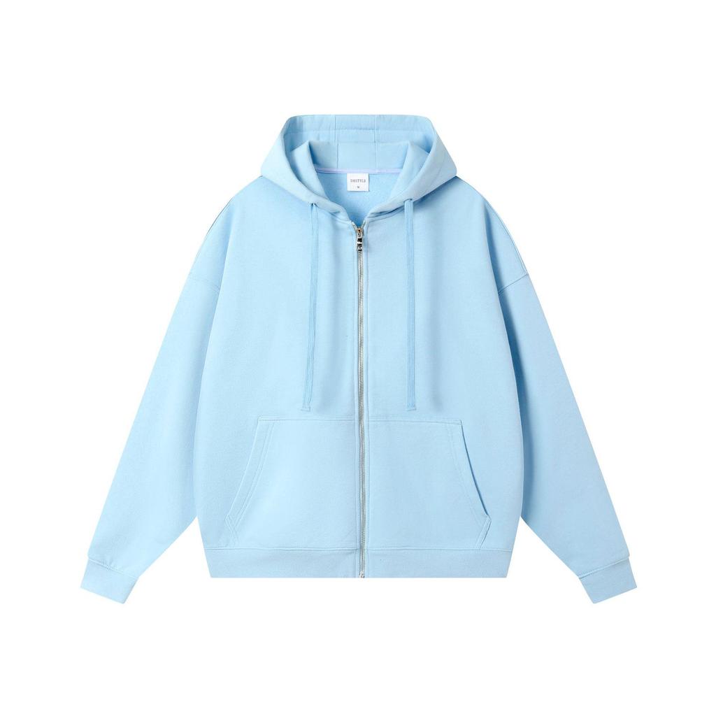 Heavyweight 380g Round Neck Pullover Sweatshirt – Autumn/Winter Trend, Drop Shoulder, Thick Long Sleeve Outerwear