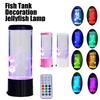 Jellyfish Lamp LED Night Light Remote Control Color Changing Home Decoration Lights Aquarium Birthday Gift for Kids USB Charging