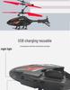Rechargeable Remote Control Induction Helicopter Toy with Lights - Drop-Resistant Hovering Aircraft