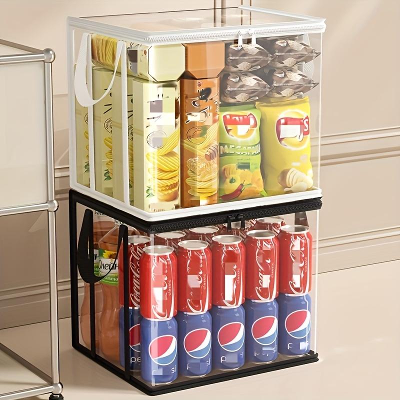 A Storage Box for Snacks In The Dormitory That Can Hold Toys, a Household Organizer That Is Foldable, Large-Capacity, Transparent, And Dust-Proof