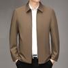 Men's 2026 Spring Short Lapel Jacket - Dad Style Business Casual Shirt