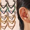 5Pcs New Stainless Steel Faux Septum Ring for Women Men Fake Non-Piercing Nose Ring Jewelry Non-Pierced Clip on Nose Ring Hoop