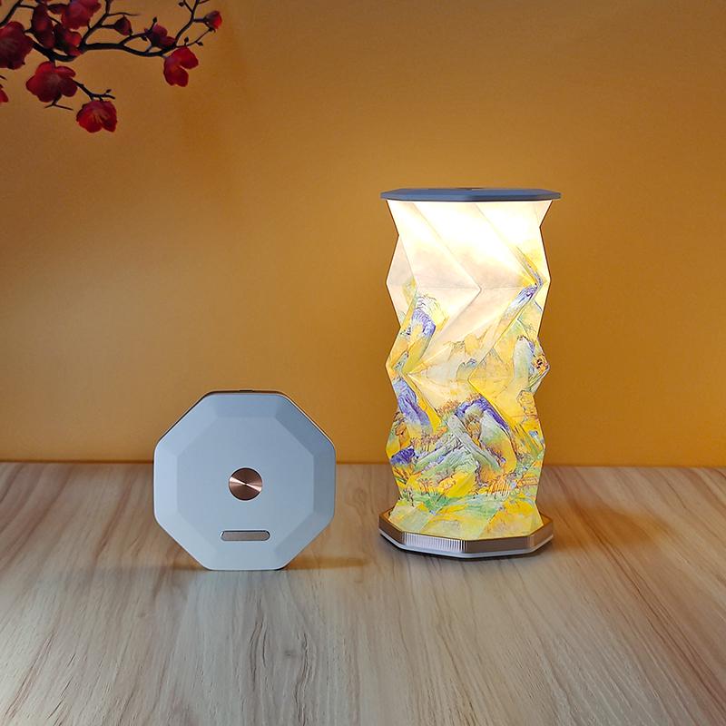 Individuelle drehbare LED-Tischlampe - Kreatives Nachtlicht & Atmosphärische Buchlampe für Mittherbst- & Neujahrsgeschenke