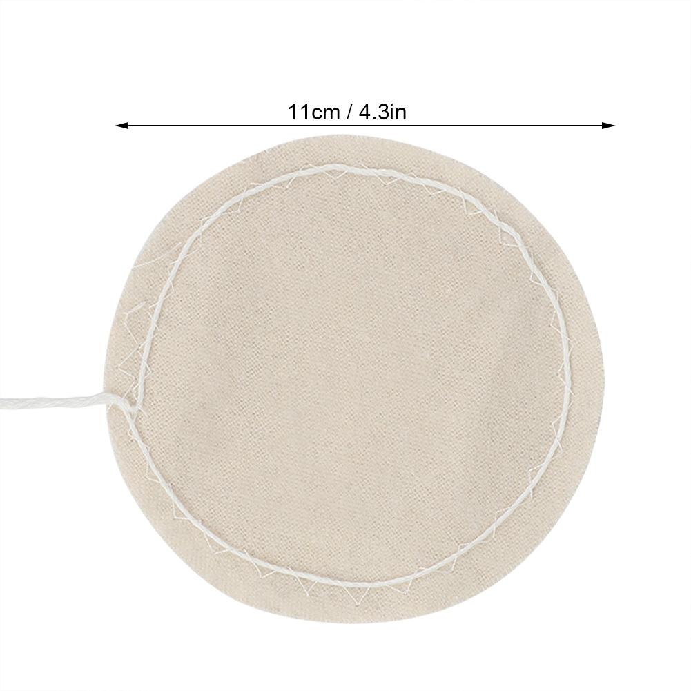 10 st Livsmedelsgodkänd Nylon Sifonduk Kaffefilter Rund Tygfilter för Kaffedroppare