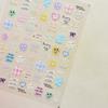 1pcs Cute A bag of Starfish Nail Charm Stickers 3D Jelly Ocean Fish Bubble Adhesive Nail Sticker DIY Summer Nail Art Decorations