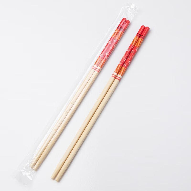 Yangge Individually Wrapped Disposable Bamboo Chopsticks 50 pairs