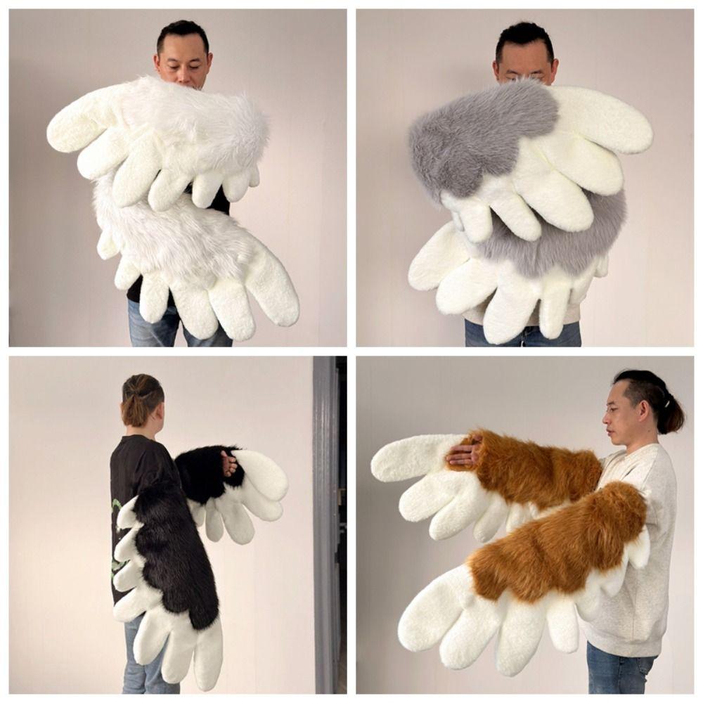 Role Play Cosplay Costume Wings Furry Dress-Up Wings Costume Girl Plush Animal Wings Gifts