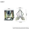 Car Dashboard Panel CD Player & Cigarette Lighter Trim Clip Fastener