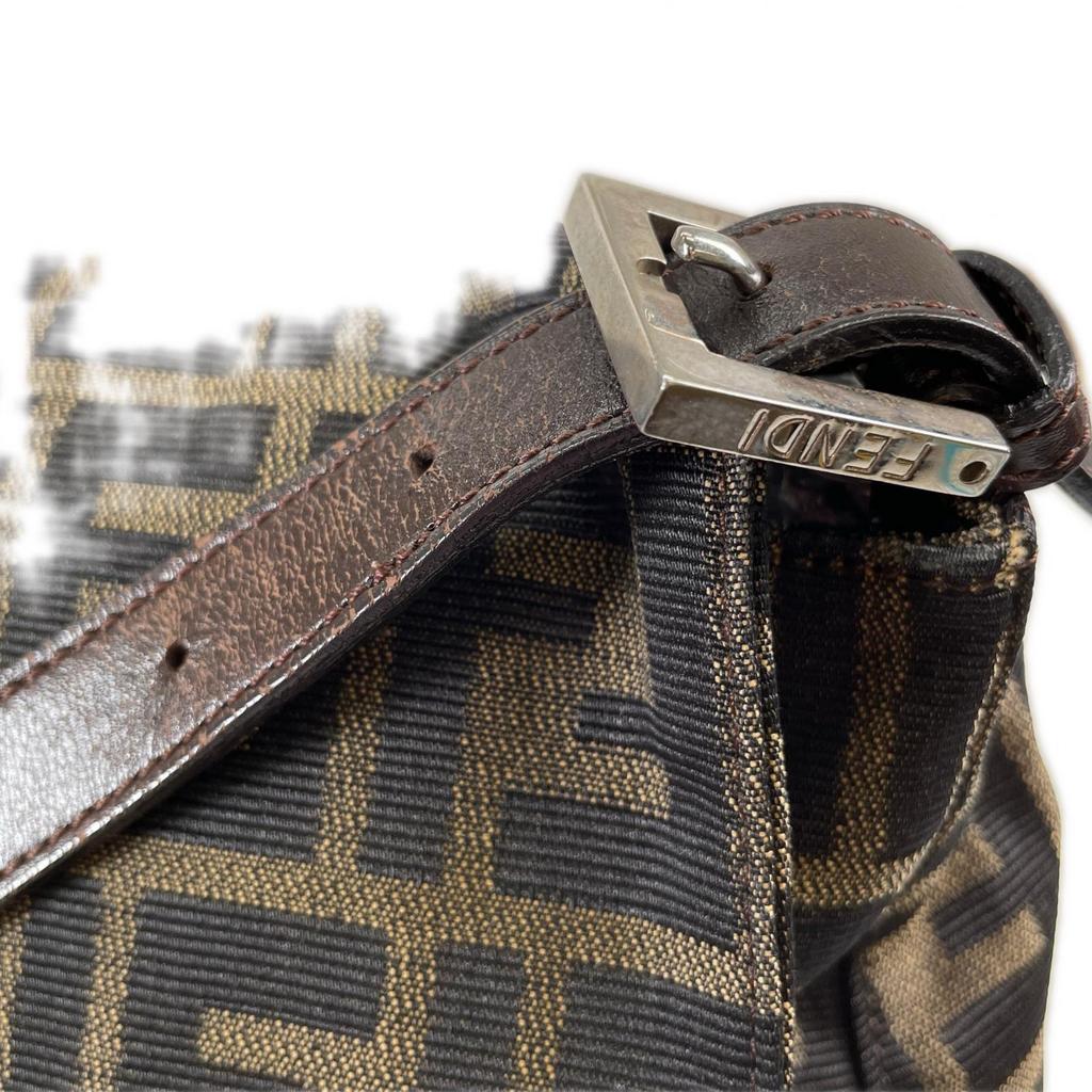 FENDI Zucca mamma bucket 2354 Shoulder Bag Brown Women used