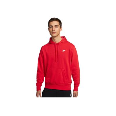 Nike Club Futura Logo Solide Brodé Simple Mode Confortable Sweat-shirt Homme sweat-shirt Rouge Université Blanc FN3867-657