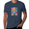 World Trains Grid Pattern TShirt Casual Street Style Short Sleeve Tee TShirt