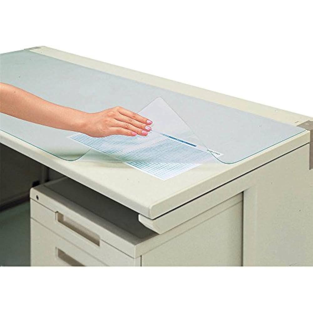 Kokuyo Desk Mat, Soft (Vinyl Chloride), No Transfer, Clear Underlay, 1382 x 596, Ma - MX 547