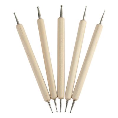 5 peças/conjunto Lin2 Road Wood Nail Painting DIY ferramentas para unhas