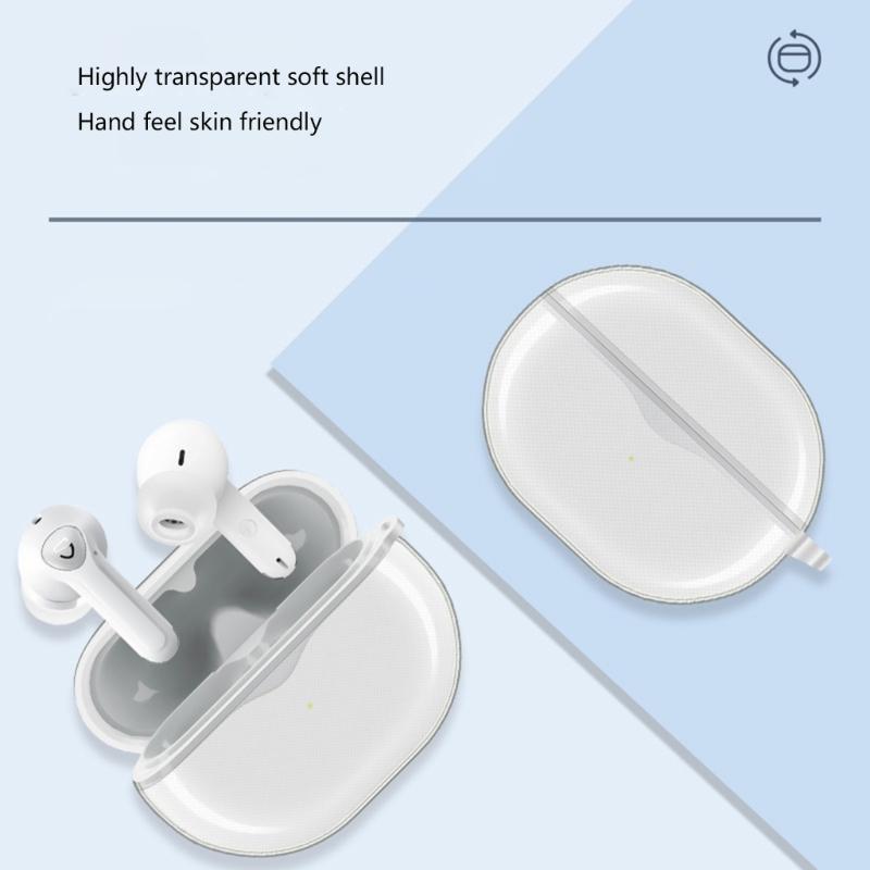 Clear Protective Carrying Case Shockproof for Air 4 Headphone Dustproof Housing Washable Scratchproof Sleeve