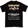 Kansas Band 50Th Anniversary 2023 Thank You For The Memories Signatures Shirt Unisex T-Shirt