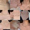 Romantic Escape, Camellia Butterfly Pearl Necklace, Women's Light Luxury, Niche Elegance, Luxury, Collarbone Chain, Necklace Trend