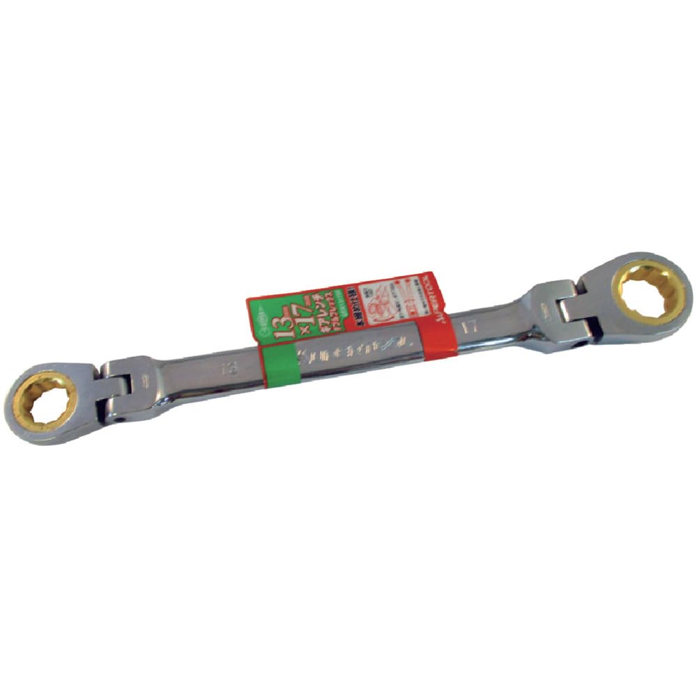 SUPERTOOL Рожково-накидной ключ двойной размер 13 x 17 Гибкий,