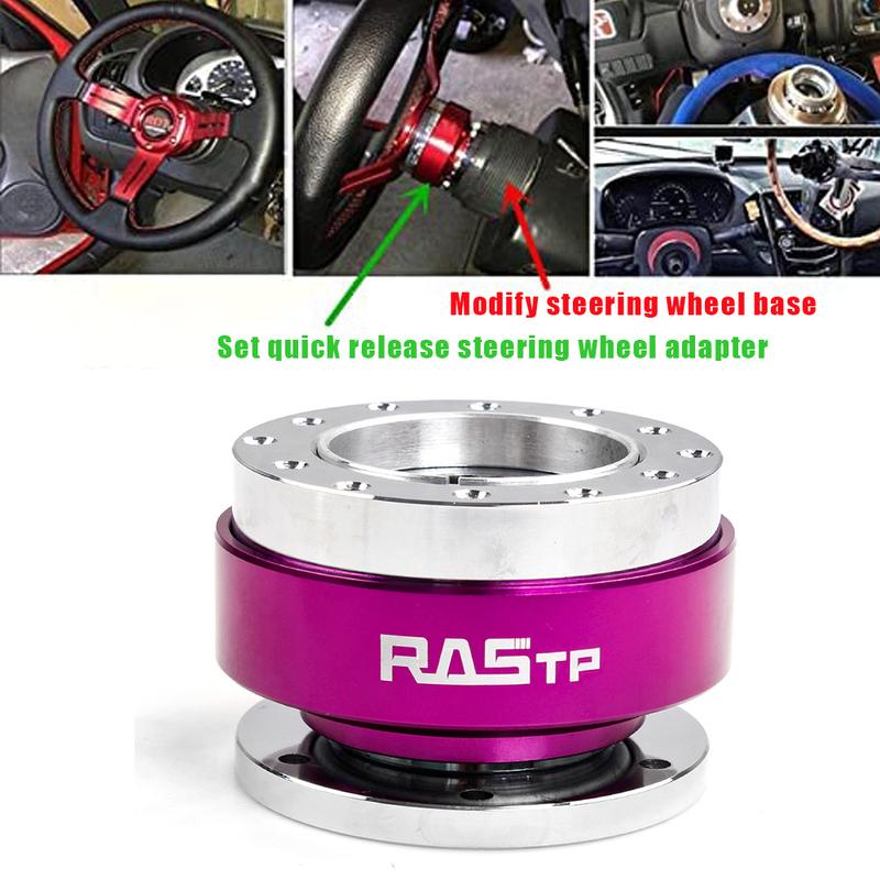 Universal Car Tuning Steering Wheel Snap Off Quick Release Hub Adapter Boss Kit For Steering Wheel PCD-70/75mm QR030