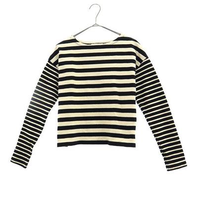 RHC hergestellt in Japan gestreift Langarm Bootshalsausschnitt T-Shirt Damen Gebraucht