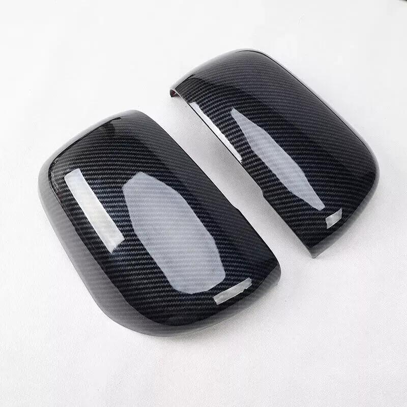 Per Mitsubishi Pajero Montero 2009- Copertura Specchietto Retrovisore Laterale Auto in ABS Tappo Ala Alloggiamento Portiera Esterno Adesivo