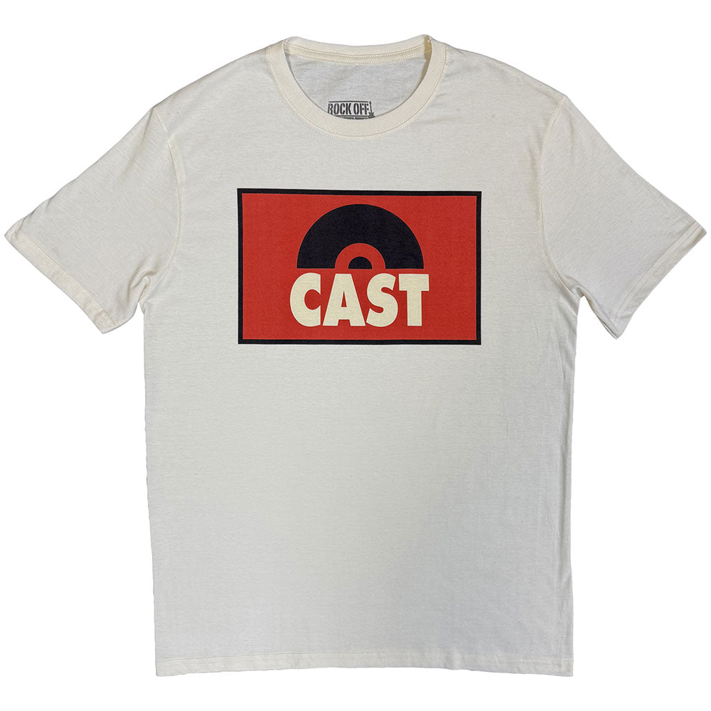 Cast TShirt Square Logo Uni Natural OFFICIAL NEW XL