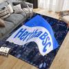 Hertha Flannel Printed Carpet, Home Sofa Decoration for Living Room & Bedroom, Non‑Slip Play Flannel Floor Mat for Game Room