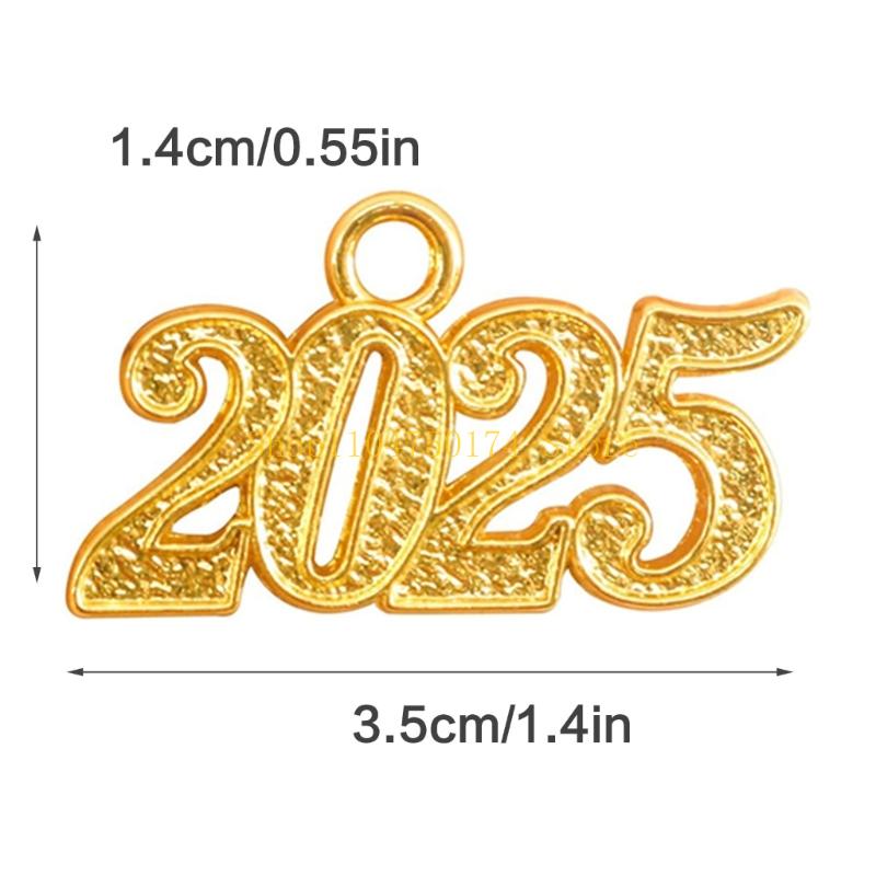 1/5Pcs Class of 2025 Graduation Hat Charm 2025 Graduation Hat Pendant For Class of 2025 Graduates Ceremony Decoration Top Sale
